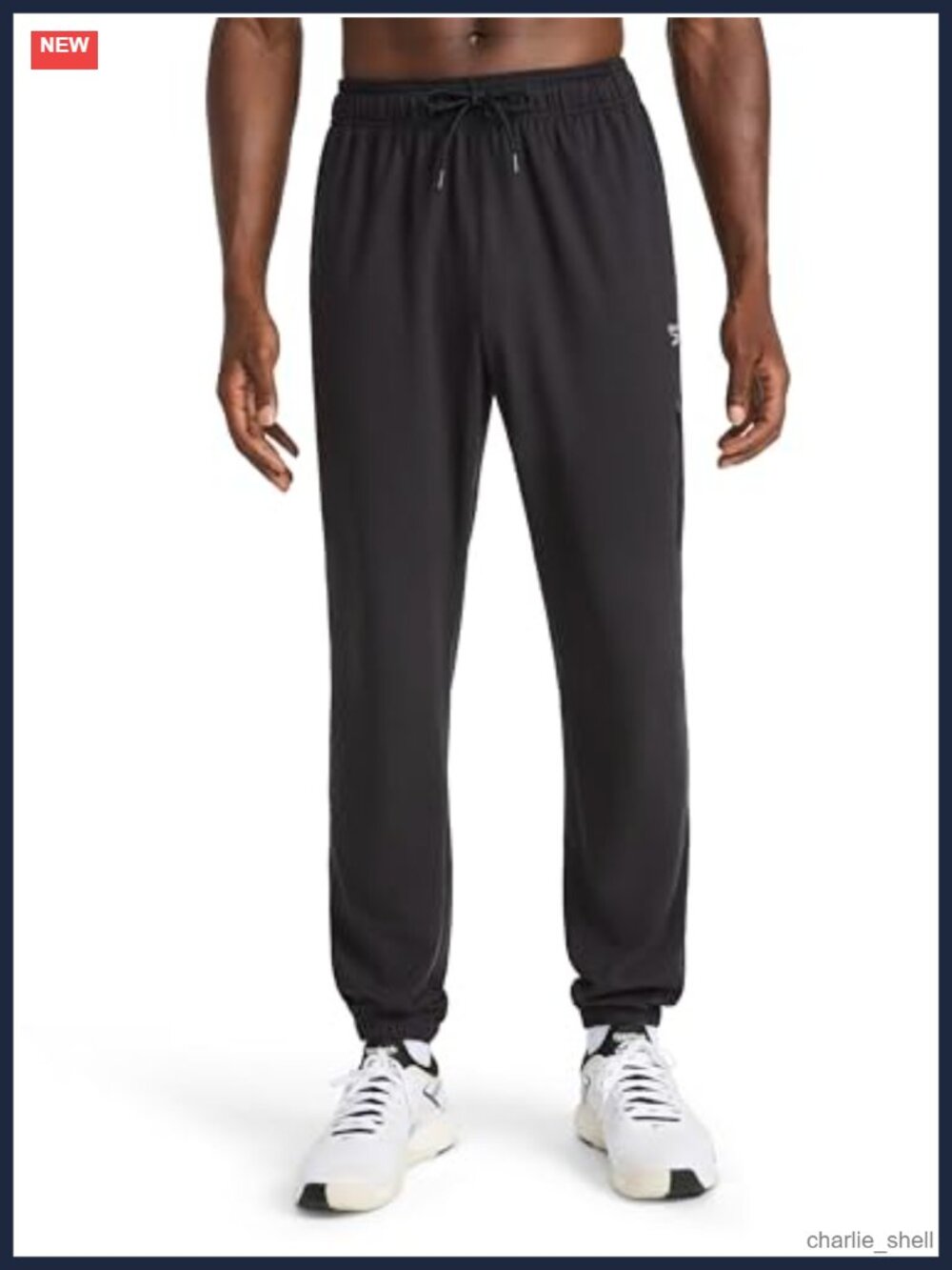 Men's Athletic Jogger Pants Lightweight Stretch Poly Jersey 31" Inseam
